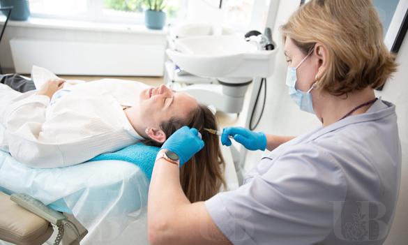 PRP-терапия волосистой части головы